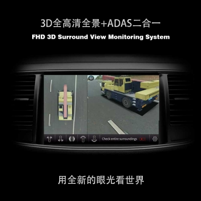 吊车起重机360全景监视系统+ADAS